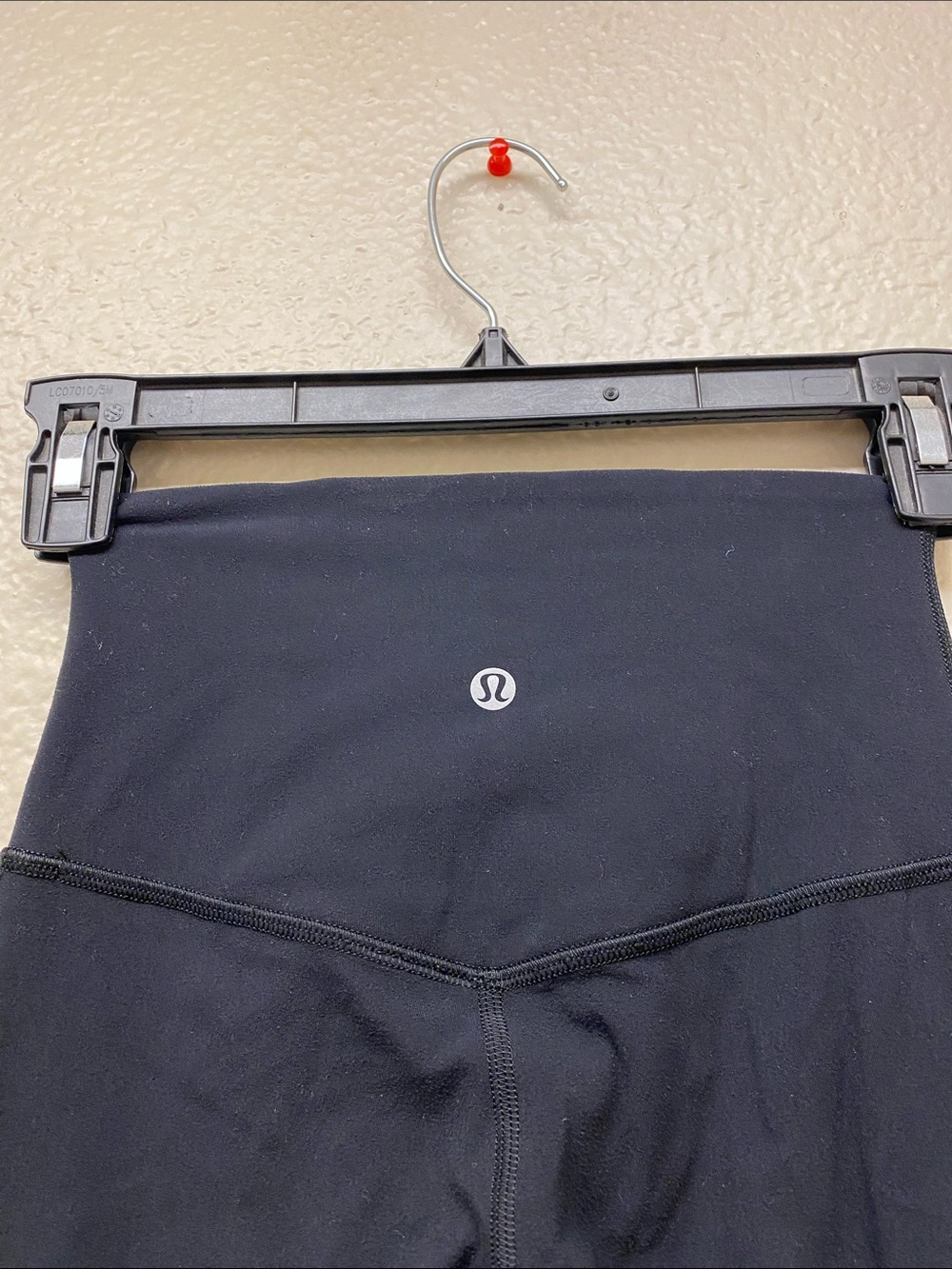 Lululemon Black Flare Leg Yoga Leggings - Picture 7 of 9